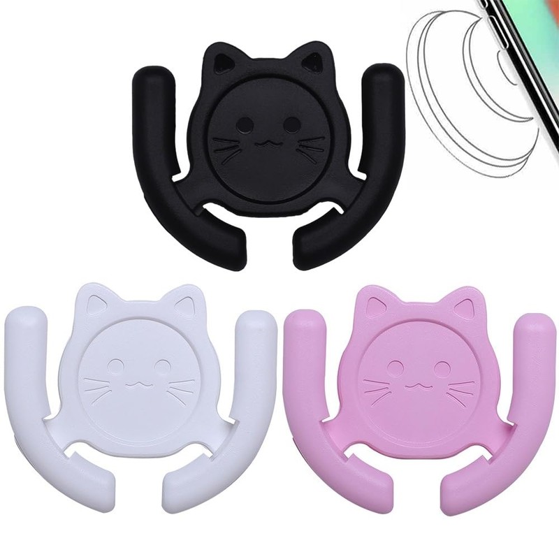 HOMEFOX Multi-Surface Holder Car Mount 3 Pack Compatible for Popsocket