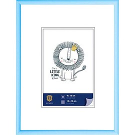 Henzo Napoli Photo Frame Plastic Light Blue 13 x 18 cm