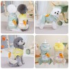 Ranphy Small Dog Clothes T-shirt, Cute, Dog Clothes, Carrot Pattern,
