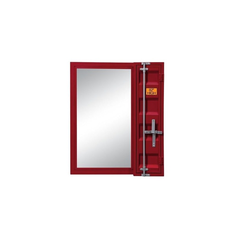 Acme Cargo Vanity Mirror in Red