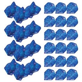 WINMAU Mega Standard Blue Extra Thick Dart Flights - 10 sets per pack (30 dart flights in total)