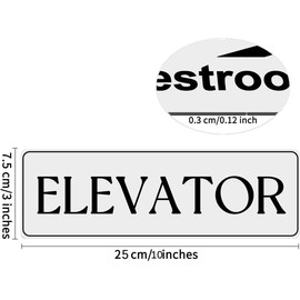 FOSHIN Dirty Towels Wall Or Door Sign 10 X 3 Inch Self Adhesive Use For Office/Business Easy To Apply, Acrylic5