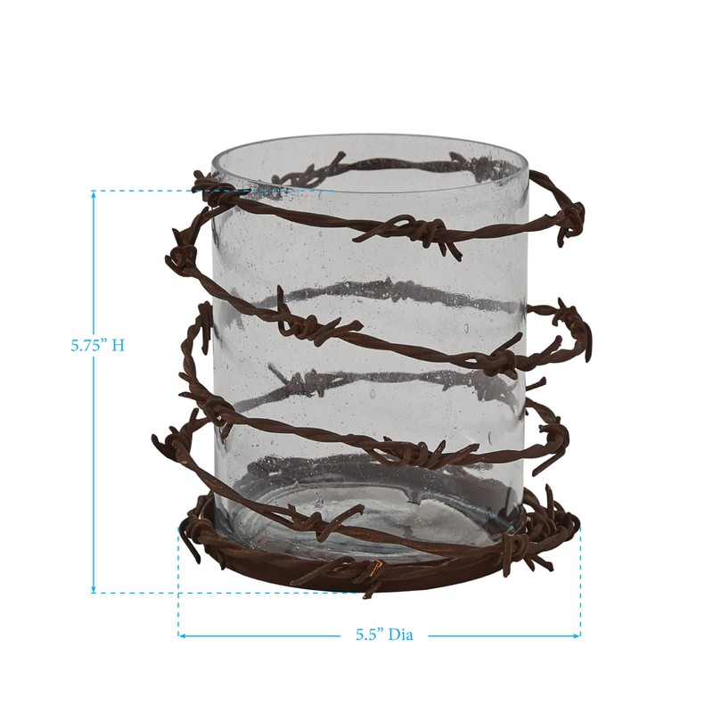 Park Designs Barbed Wire Pillar Holder