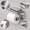 Stainless Steel No-Drill Paper Towel Holder – Wall-Mounted Kitchen Roll