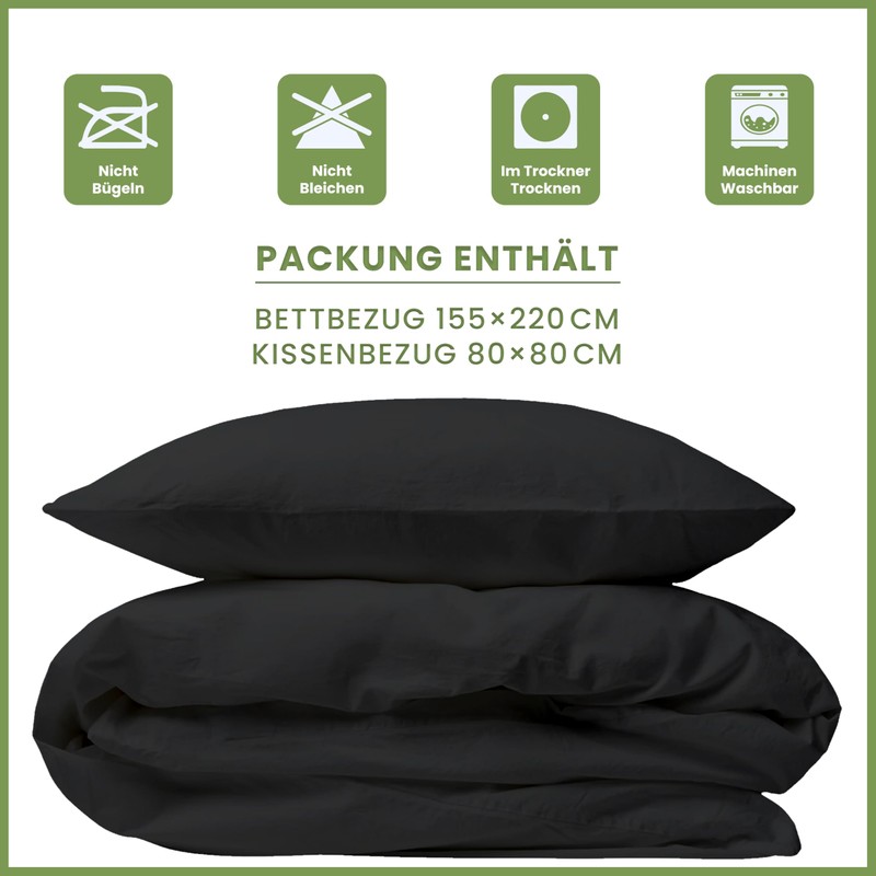 Julido Jersey Bedding Set and Pillowcase, 100% Cotton (Oeko-Tex). 2-Piece