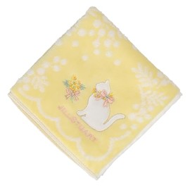 Jill Stuart 09201048 Towel Handkerchief Women's Handkerchief Towel Hand Towel for Women, Yellow [A]