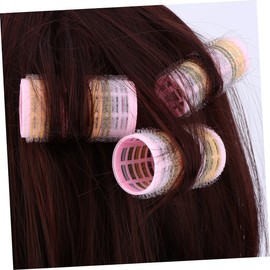 FOMIYES 2sets Hair Curlers Jumbo Hair Rollers Styling Tool Plastic Roller Women Girls 6pcs*2
