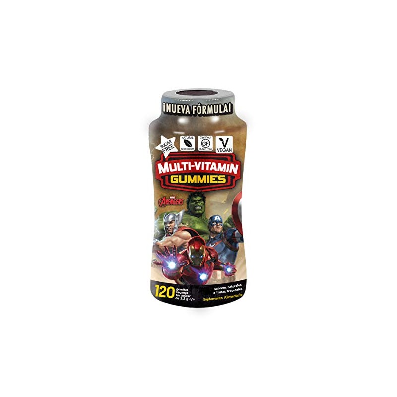 Multi-Vitaminas y Minerales Gummies | Sin Azúcar | Veganas |