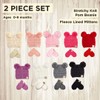 Funky Junque Infant Double Pom Beanie and Mittens Set -