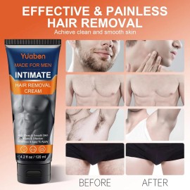 Crema Depilatoria Para Hombres - Dispositivo Depilatorio Sin