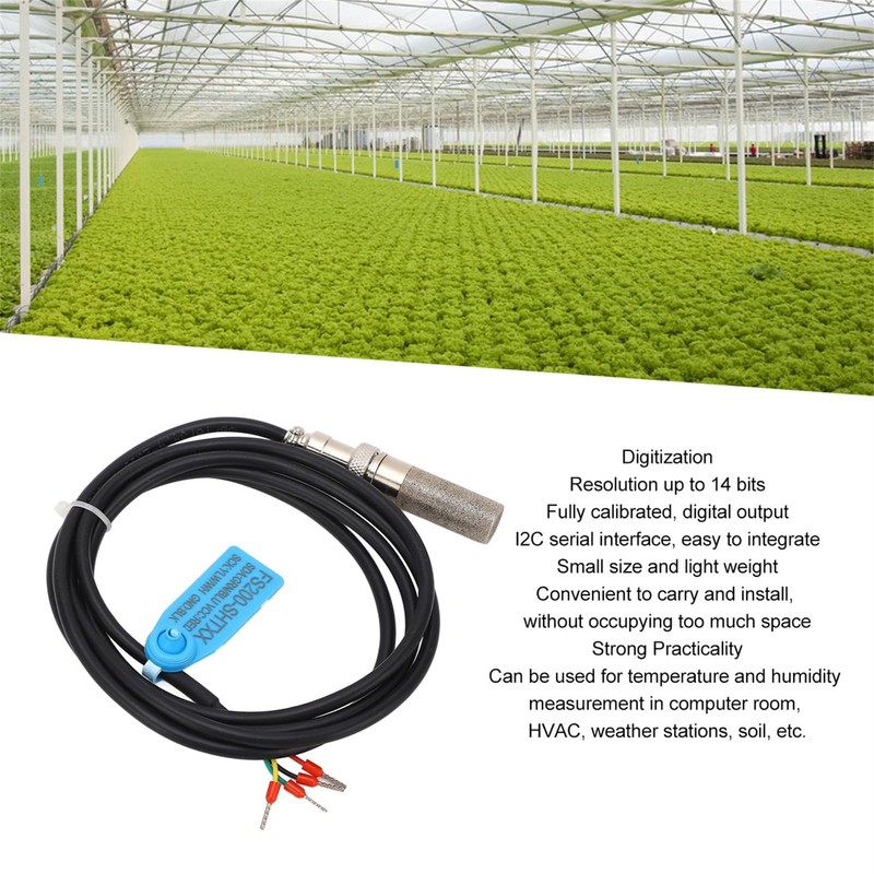 FS200 SHT45 Soil Temperature Humidity Sensor Soil Sensor Digital Soil