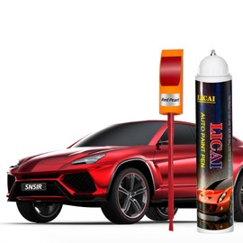 Touch Up Paint For Cars, Automotive Car Paint Pen Scratch Repair Two-In-One Touch Up Paint, Premium Car Scratch Remover for Deep Scratches 0.4 fl oz (Red Pearl)