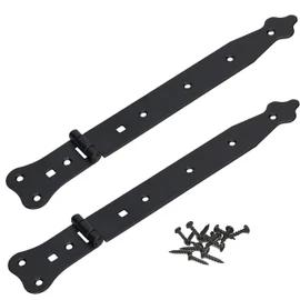 KOTARBAU® Set of 2 Shutter Hinges 320 mm Narrow Gate Hinge Stylish Door Hinge of Highest Quality Throw Hinges Cross Hangers Garden Gate Hinge