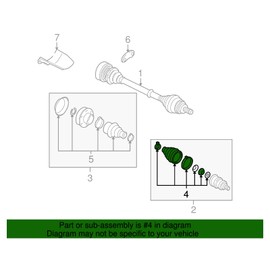 Volkswagen 8J0 498 203, CV Joint Boot Kit