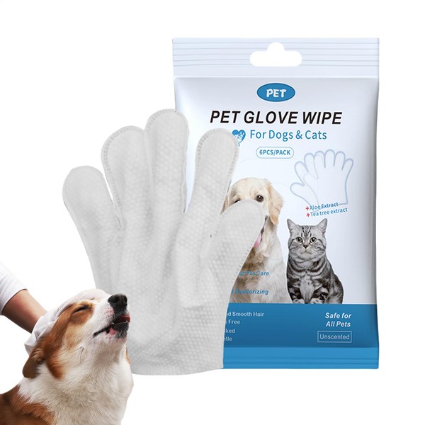 Dog Cleaning Gloves | Kitten Cleaning Gloves,Pet Care Supply Hair