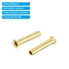 PATIKIL Brass Compression Insert for 1/8" Tube OD, 30 Pack