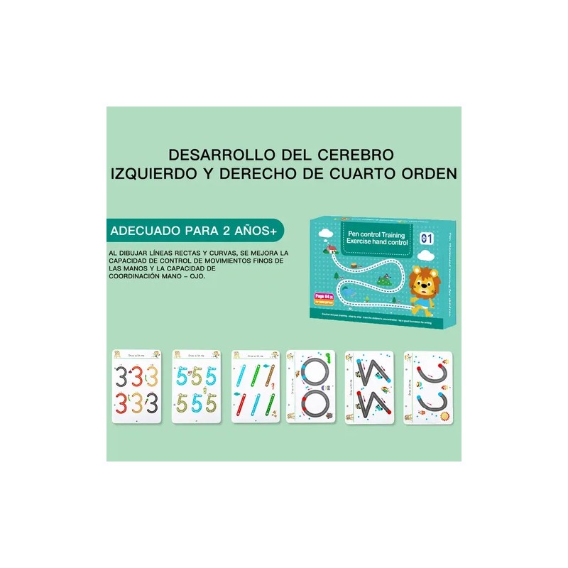 Conjunto De 2 Piezas Para Cuadernos Infantiles Montessori