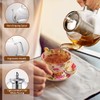 HIWARE 1500ml Glass Teapot with Removable Infuser, Stovetop Safe Tea
