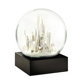 CoolSnowGlobes New York City White Cool Snow Globe