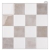 WalDecoo Square Tile Stick on for Kitchen, 3D Mosaic Tile