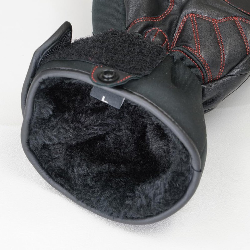 ROUGH & ROAD RR8661RD5 Motorcycle PrimaLoft Protective Winter Gloves Red