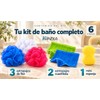 Estropajo Exfoliante Corporal de Flor (6 Pzs)