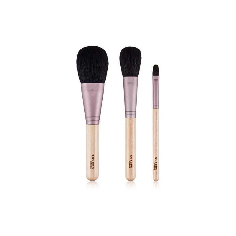 Koyudo Makeup Brush, Rin, Brush Set of 3
