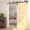 TSMST 10FT Ceiling Mount Sliding Barn Door Hardware Closet Track