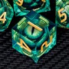 ARUOHHA DND Resin Dice Beholder's Dragon Eye Dice Liquid Core