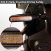 evermotor Motorcycle Indicator, Universal 12 V LED Indicator Motorcycle E