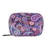 Naanle Traditional Paisley Flowers Pill Box 7 Day Case Travel