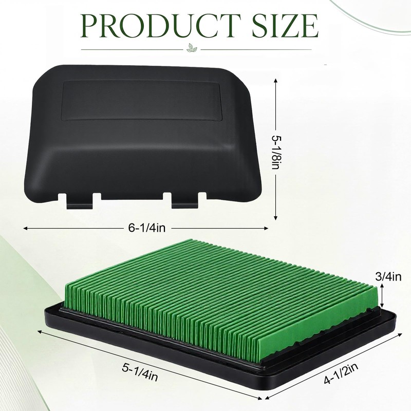 4 Pack Air Filter with Clean Cover Compatible with GCV160