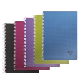 Clairefontaine Linicolor Intense 329115C Spiral Notebook DIN A4 21 x 29.7 cm French Ruling 50 Sheets Assorted Colours