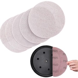 Sruhrak 225mm Net Sandpaper, 25 PCS Mesh Sanding Discs 320 Grit Hook and Loop Sanding Pads for Drywall Sander Efficient Dust Removal Random Orbital Sander Polishing