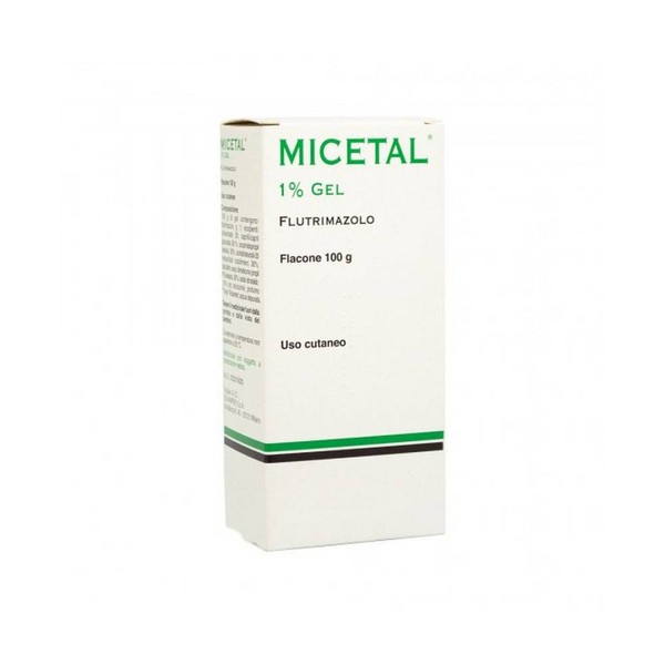 Categories:Antifungal agents,Pharmacy Micetal Skin Gel 1% Flutrimazole Bottle, 100g