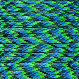 Paracord Planet 550 LB Type III 7 Strand 4mm Tactical Cord with Choices of 10, 20, 25, 50, 100, Feet Hanks or 250 & 1000 Foot Spools with 3/8 Inch Black Buckles – Over 300 Colors to Choose from