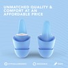 EarPeace Sleeping Ear Plugs, Pack of 6, Includes Case, Standard