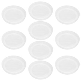 XZW 10pcs 3-inch envelope tube end cap Plastic end caps White plastic mailing tube end cap Used for paper envelope tubes document and art storage
