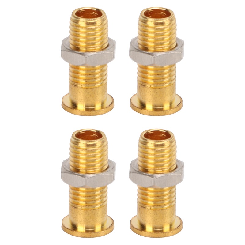 20Set 21.140 4mm Panel Banana Socket Copper Female Gold Plated