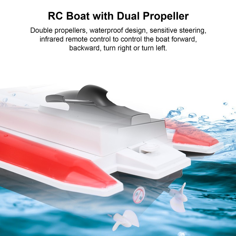 LSRC-B8 RC Boat High Speed Racing RC Boat with Dual