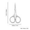 Didiseaon 3pcs Stainless Steel Grooming Scissors Set for Eyebrows Beard
