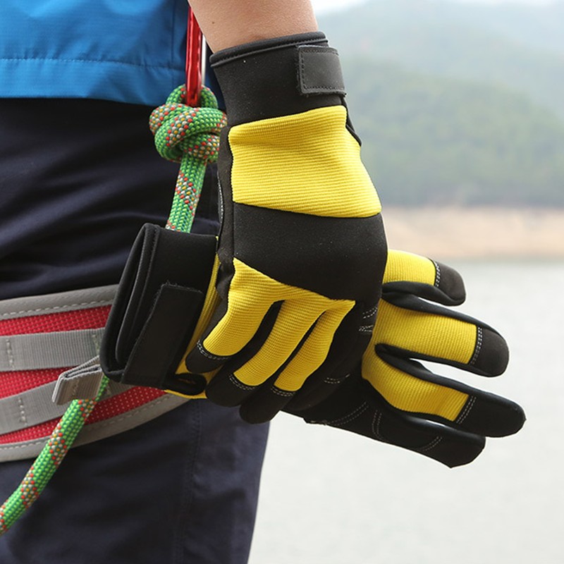 Outdoor Safety Gloves Protective AntiSlip Hand Wear for Climbing Hiking