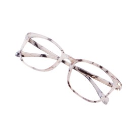 VisionGlobal Blue Light Blocking Glasses for Women/Men, Anti Eyestrain, Computer Reading, TV Glasses, Stylish Square Frame, Anti Glare