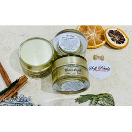 Soft Petalz Organic Moon Light Night Cream, with Shea Butter, Hyaluronic Acid, Vitamin C&E
