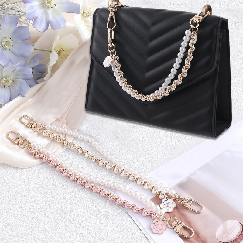 QFGasre 3 Piece Bag Extender Chain Purse Extender for Handbags