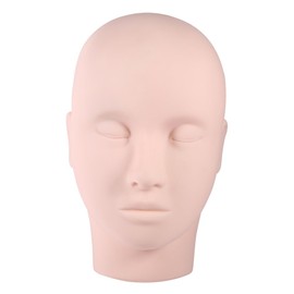Makeup Head for Girls, Wig Head Mannequin Head Practice Mannequin Head Mannequin Head Manikin Cosmetology Model for Eyelash Extension Doll Head for Hairdressing Massage Practice Acupuncture Training