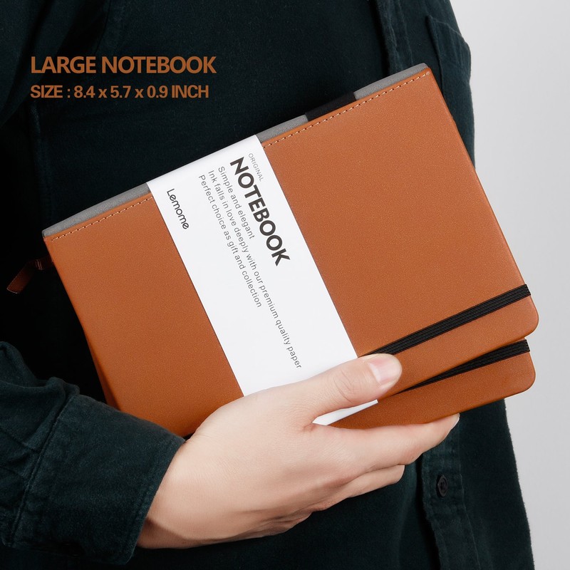 Lemome Blank Notebook Sketchbook with Premium Thick Paper - Dividers