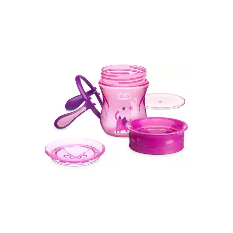 Chicco Set Alimentacion Chicco Platos Vaso Entrenador Cubiertos 12m Color