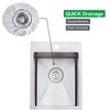 VALISY 15x20 Inch Bar Sink Drop In, Topmount Small 16