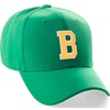 Classic Baseball Hat Custom A to Z Initial Team Letter,